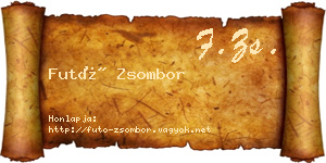 Futó Zsombor névjegykártya