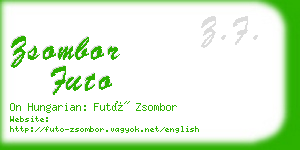 zsombor futo business card